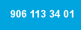 906 113 34 01
